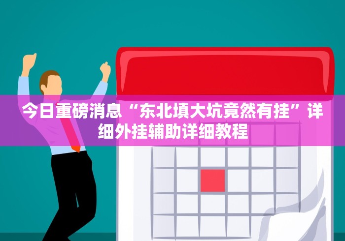 今日重磅消息“东北填大坑竟然有挂”详细外挂辅助详细教程